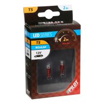 ΣΕΤ ΛΑΜΠΑΚΙΑ ΜΕ LED T5 W2x4.6d  ΚΑΡΦΙ Auto Moto Tyres 