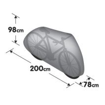 ΑΔΙΑΒΡΟΧΗ ΚΟΥΚΟΥΛΑ ΠΟΔΗΛΑΤΟΥ BIKE DE-LUXE 2 (200 Χ 98 Χ 78 cm) Auto Moto Tyres 
