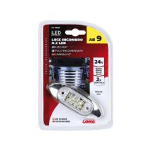 ΛΕΥΚΟ ΦΩΣ 24V ΜΕ 2 LED Auto Moto Tyres 