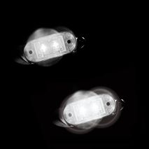 ΛΕΥΚΟ ΦΩΣ 24V ΜΕ 2 LED Auto Moto Tyres 