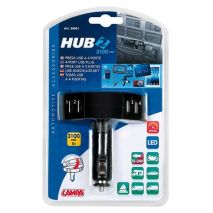ΦΟΡΤΙΣΤΗΣ ΑΝΑΠΤΗΡΑ HUB-2 ME 4 USB 12/24V 3100mA Auto Moto Tyres 