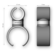 XENOMIX Βάση Στήριξης Κινητού C6000S Μαύρη Auto Moto Tyres 