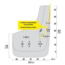 ΛΑΣΠΩΤΗΡΕΣ SPLASH-GUARDS CONTOUR SUV 27x37cm TYPE-8 2ΤΕΜ. Auto Moto Tyres 