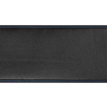 ΚΑΛΥΜΜΑ ΤΙΜΟΝΙΟΥ ΦΟΡΤΗΓΟΥ 46/48cm (L) SKIN-COVER ΜΑΥΡΟ ΜΕ ΜΠΛΕ ΡΑΦΗ ΕΛΑΣΤΙΚΟ 2mm ΠΑΧΟΣ Auto Moto Tyres 