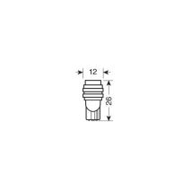 T10 W5W 12V W2,1x9,5d 30lm HYPER-LED 3 ΛΕΥΚΟ (ΔΙΠΛΗΣ ΠΟΛΙΚΟΤΗΤΑΣ-ΚΑΡΦΩΤΟ) BLISTER 2ΤΕΜ. Auto Moto Tyres 