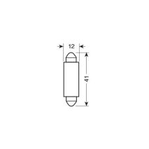 ΛΑΜΠΑΚΙ ΠΛΑΦΟΝΙΕΡΑΣ 9-32V 12x41mm 120lm ΛΕΥΚΟ MEGA-LED12 (ΔΙΠΛΗΣ ΠΟΛΙΚΟΤΗΤΑΣ) BLISTER 1ΤΕΜ. Auto Moto Tyres 