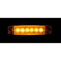 ΦΩΣ ΟΓΚΟΥ 6LED ΠΟΡΤΟΚΑΛΙ SMD 12/24V 96mm 20ΤΕΜ. Auto Moto Tyres 