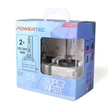 D1S 12V 34W PK32d-2 5.000K POWERTEC SUPER WHITE 2ΤΕΜ. M-TECH Auto Moto Tyres 