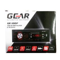 RADIO GEAR 100Ρ USB/MP3/WMA/AUX IN ΜΕ ΚΟΚΚΙΝΟ ΦΩΤΙΣΜΟ 4x45w Auto Moto Tyres 