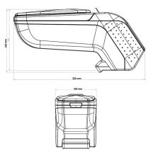 ΤΕΜΠΕΛΗΣ ARMSTER 2 ΜΕ ΑΠΟΣΠΩΜΕΝΗ ΤΣΕΠΗ ΑΠΟ ΠΛΑΣΤΙΚΟ ΚΑΙ ΔΕΡΜΑΤΙΝΗ ΣΕ ΓΚΡΙ ΠΛΑΙΣΙΟ ΚΑΙ ΜΑΥΡΟ ΧΡΩΜΑ RATI - 1 ΤΕΜ. Auto Moto Tyres 