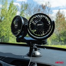 ΑΝΕΜΙΣΤΗΡΑΣ ΔΙΠΛΟΣ 24V 2χ4''(10,8cm) ΜΕ ΦΙΣ ΑΝΑΠΤΗΡΑ 2 ΤΑΧΥΤΗΤΩΝ ΜΕ ΒΕΝΤΟΥΖΑ PRO SERIES AMIO ΑΜΙΟ - 1 ΤΕΜ. Auto Moto Tyres 