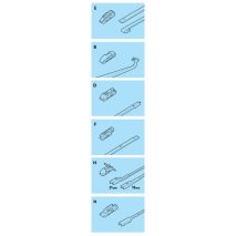 ΥΑΛΟΚΑΘΑΡΙΣΤΗΡΑΣ GRAN PREE SPEED MULTI-FIT ΜΕ 6 ΑΝΤΑΠΤΟΡΕΣ 58CM 23'' LAMPA - 1 TEM. Auto Moto Tyres 