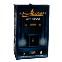 Πιστοποιημένα Παπούτσια Ασφαλείας Εργασίας σε στυλ Σαμπό Premium Tucson από την Euroroutier σε μέγεθος EU42/UK8 σε Καφέ Χρώμα και Λουράκι Αστραγάλου Auto Moto Tyres 