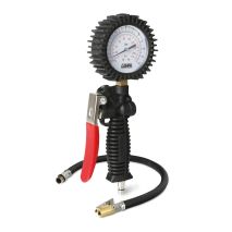 ΜΕΤΡΗΤΗΣ ΠΙΕΣΗΣ ΕΛΑΣΤΙΚΩΝ ΜΕ ΜΑΝΟΜΕΤΡΟ ΑΝΑΛΟΓΙΚΟΣ ΜΕ ΥΠΟΔΟΧΗ ΓΙΑ ΑΕΡΟΣΥΜΠΙΕΣΤΗ (max 12 BAR/170 PSI) LAMPA -  1 Τεμ. Auto Moto Tyres 