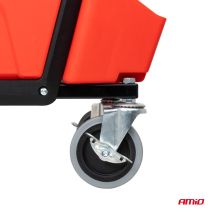 ΣΚΑΜΠΟ ΕΡΓΑΣΙΑΣ ΜΕ ΑΠΟΘΗΚΕΥΤΙΚΟ ΧΩΡΟ ΕΡΓΑΛΕΙΩΝ ΚΑΙ ΡΟΔΑΚΙΑ 135kg MAX  - 1 ΤΕΜ. Auto Moto Tyres 