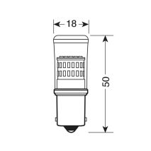 P21W 12-28V BA15s MEGA-LED48 6.500K 370lm ΔΙΑΘΛΑΣΗΣ (ΜΟΝΟΠΟΛΙΚΟ) BLISTER 1 ΤΕΜ. Auto Moto Tyres 