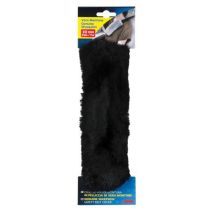 ΜΑΞΙΛΑΡΑΚΙ ΖΩΝΗΣ ΜΑΥΡΟ ΓΟΥΝΙΝΟ ΧΝΟΥΔΩΤΟ SHEEPSKIN (26x9 cm) - 1ΤΕΜ. Auto Moto Tyres 