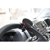ΤΕΜΠΕΛΗΣ ΤΙΜΟΝΙΟΥ SPINNY LINE 60mm ΓΙΑ ΤΙΜΟΝΙΑ 30-37mm (ΜΑΥΡΟ CARBON ΜΕ ΚΟΚΚΙΝΗ ΡΙΓΑ) Auto Moto Tyres 