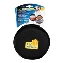ΤΑΪΣΤΡΑ/ΜΠΟΛ ΤΑΞΙΔΙΟΥ PET BOWL 2 ΣΕ 1 1100+1400 ml ΓΙΑ ΣΚΥΛΟΥΣ/ΓΑΤΕΣ/ΚΑΤΟΙΚΙΔΙΑ ΖΩΑ (ΑΝΑΔΙΠΛΟΥΜΕΝΗ/ΠΟΛΥΕΣΤΕΡΑΣ) Auto Moto Tyres 