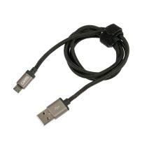 ΚΑΛΩΔΙΟ ΦΟΡΤΙΣΗΣ ΚΑΙ ΣΥΓΧΡΟΝΙΣΜΟΥ MICRO USB SUPER RESISTANT 100cm ΜΑΥΡΟ Auto Moto Tyres 