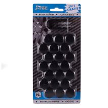 ΚΑΠΑΚΙΑ ΜΠΟΥΛΟΝΙΩΝ 19mm ΜΑΥΡΑ AMiO - 21 ΤΕΜ. Auto Moto Tyres 