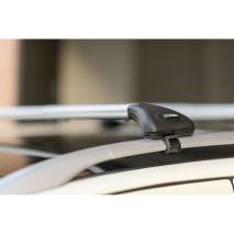 ΠΤΥΣΣΟΜΕΝΕΣ ΜΠΑΡΕΣ ΟΡΟΦΗΣ ΑΛΟΥΜΙΝΙΟΥ ARIETE RAISED 81,5-119,5 cm ΣΕ ΑΣΗΜΙ ΧΡΩΜΑ ΓΙΑ RAISED RAILS 5,5 cm max MENABO - 2 ΤΕΜ. Auto Moto Tyres 