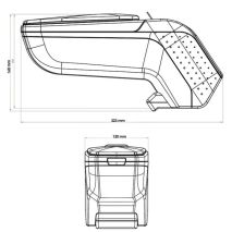 ΟΛΟΚΛΗΡΩΜΕΝΟΣ ΤΕΜΠΕΛΗΣ ARMSTER 2 ΓΙΑ FIAT 500X 2015+ ΜΕ ΑΠΟΣΠΩΜΕΝΗ ΤΣΕΠΗ ΑΠΟ ΠΛΑΣΤΙΚΟ ΚΑΙ ΔΕΡΜΑΤΙΝΗ ΣΕ ΓΚΡΙ ΠΛΑΙΣΙΟ ΚΑΙ ΜΑΥΡΟ ΧΡΩΜΑ ΜΕ ΑΝΤΑΠΤΟΡΑ ΤΟΠΟΘΕΤΗΣΗΣ RATI - 1 ΣΕΤ (V01599/RT + V01565/RT) Auto Moto Tyres 
