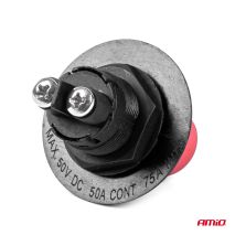 ΔΙΑΚΟΠΤΗΣ POWER-OFF ΜΠΑΤΑΡΙΑΣ ΓΕΝΙΚΟΥ ΡΕΥΜΑΤΟΣ 12-32V 50A 29mm 3 ΛΕΙΤΟΥΡΓΙΩΝ AMIO - 1 ΤΕΜ. Auto Moto Tyres 