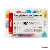 ΑΣΦΑΛΕΙΕΣ STANDARD/MICRO ΜΕ ΔΟΚΙΜΑΣΤΙΚΟ ΚΑΤΣΑΒΙΔΙ 6-24V & ΕΡΓΑΛΕΙΟ ΑΦΑΙΡΕΣΗΣ SET ΑΜΙΟ - 150 ΤΕΜ. Auto Moto Tyres 