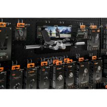 ΕΚΘΕΤΗΣ (STAND) ΚΡΕΜΑΣΤΟΣ ΜΕ ΜΕΤΑΛΛΙΚΗ ΜΠΑΡΑ 500mm ΓΙΑ ΠΡΟΙΟΝΤΑ OPTILINE 300x210x75mm  LAMPA - 1 τεμ. Auto Moto Tyres 