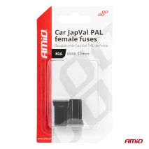 ΑΣΦΑΛΕΙΕΣ JapVal PAL ΜΙΝΙ 17mm ΘΗΛΥΚΕΣ 80A ΣΕ ΜΑΥΡΟ ΧΡΩΜΑ AMIO - 2 Τεμ. Auto Moto Tyres 