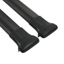 ΜΠΑΡΕΣ ΟΡΟΦΗΣ ΓΙΑ ΧΑΜΗΛΕΣ ΑΛΟΥΜΙΝΙΟΥ ΜΑΥΡΕΣ ΜΕ ΚΛΕΙΔΙ DACIA DUSTER 2014-2017 OMTEC - 2 τεμ. Auto Moto Tyres 