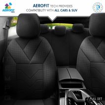 ΚΑΛΥΜΜΑΤΑ ΚΑΘΙΣΜΑΤΩΝ OTOM RUBY 1202 GREY/BLACK ΜΑΥΡΟ/ΓΚΡΙ ΣΚΟΥΡΟ ΛΙΝΟ & ΔΕΡΜΑΤΙΝΗ SETΑΜΙΟ - 1 σετ. Auto Moto Tyres 