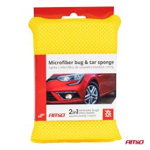 ΣΦΟΥΓΓΑΡΙ ΓΥΑΛΙΣΜΑΤΟΣ BUG & TAR ΜΙΚΡΟΦΙΜΠΡΑ 2in1 15x10x3cm  ΑΜΙΟ - 1 ΤΕΜ. Auto Moto Tyres 