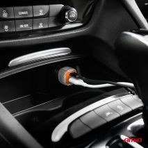 ΦΟΡΤΙΣΤΗΣ ΑΝΑΠΤΗΡΑ 12/24V ΜΕ 2 ΘΥΡΕΣ USB-C+USB 38W 5V/3AQC ΤΑΧΕΙΑΣ ΦΟΡΤΙΣΗΣ ΛΕΥΚΟΣ AMIO - 1 Τεμ. Auto Moto Tyres 