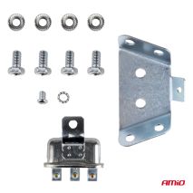 ΚΟΡΝΑ ΣΑΛΙΓΓΑΡΙΑ 12V - 110dB ΚΟΚΚΙΝΟ/ΜΑΥΡΟ ΑΜΙΟ - 2 ΤΕΜ. Auto Moto Tyres 