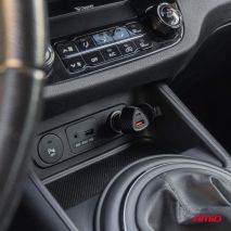 ΦΟΡΤΙΣΤΗΣ ΑΝΑΠΤΗΡΑ ΜΕ 2 ΘΥΡΕΣ USB-A QUICK CHARGE+USB-C 38W ΜΑΥΡΟ AMIO - 1 Τεμ. Auto Moto Tyres 