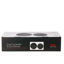 ΗΧΕΙΑ 2 ΔΡΟΜΩΝ 6,5inc 165mm ΣΤΡΟΓΓΥΛΑ 200W 86dB OSIO - 2 ΤΕΜ. Auto Moto Tyres 