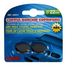 ΤΑΠΕΣ ΚΕΡΑΙΑΣ ΜΑΥΡΕΣ 22 mm 2 ΤΕΜ. Auto Moto Tyres 