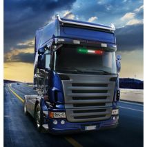 ΣΗΜΑΙΑ ΙΤΑΛΙΑ ΦΩΤΙΖΟΜΕΝΗ 42LED 60cm 24V Auto Moto Tyres 