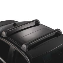 ΜΠΑΡΕΣ ΟΡΟΦΗΣ ΑΛΟΥΜΙΝΙΟΥ FLUSH BAR STANDARD YAKIMA 95 cm (ΜΑΥΡΟ ΧΡΩΜΑ/ΜΕ ΚΛΕΙΔΑΡΙΕΣ) ΓΙΑ ΟΛΕΣ ΤΙΣ ΟΡΟΦΕΣ - 2 ΤΕΜ. Auto Moto Tyres 