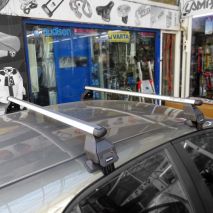 KIT ΜΕ ΜΠΑΡΕΣ ΟΡΟΦΗΣ ΓΙΑ TOYOTA AURIS / COROLLA E210 HTB / TOURING SPORTS 5D 2018+ ΑΛΟΥΜΙΝΙΟΥ TEMA MENABO (AL1-3360-FIX048G)-2 ΤΕΜ. Auto Moto Tyres 