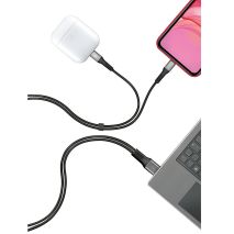 ΚΑΛΩΔΙΟ ΦΟΡΤΙΣΗΣ ΚΑΙ ΣΥΓΧΡΟΝΙΣΜΟΥ 100cm 480 MB/S 3000mA ΜΕ 2 APPLE 8 PIN (FAST CHARGE) Auto Moto Tyres 