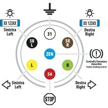 ΠΡΙΖΑ ΚΟΤΣΑΔΟΡΟΥ ΜΕΤΑΛΛΙΚΗ ΜΑΥΡΗ 24N 24V 7ΦΙΣ ISO 1185 ΘΗΛΥΚΗ Auto Moto Tyres 