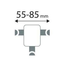 ΒΑΣΗ ΚΙΝΗΤΟΥ ΑΕΡΑΓΩΓΟΥ GRAVITON ΜΕ ΑΣΥΡΜΑΤΟ ΦΟΡΤΙΣΤΗ 10W/ USB-C 55-85mm ΓΙΑ ΚΙΝΗΤΑ ΜΕ ΕΠΑΓΩΓΙΚΗ ΦΟΡΤΙΣΗ LAMPA - 1 ΤΕΜ. Auto Moto Tyres 