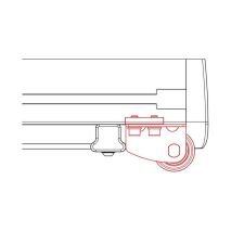 ROLLER ΦΟΡΤΩΣΗΣ ΓΙΑ ΣΧΑΡΑ KARGO RACK KRS REAR ROLLER (ΣΙΔΗΡΟ) R135 135cm NORDRIVE - 1 ΤΕΜ. Auto Moto Tyres 