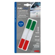 ΑΥΤΟΚΟΛΛΗΤΟ ΣΗΜΑ 3D ΣΗΜΑΙΑ ΙΤΑΛΙΑΣ 138x15mm 2ΤΕΜ. Auto Moto Tyres 