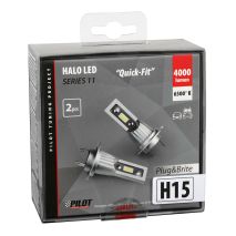 H15 12/24V PGJ23t-1 6.500K 2.000lm 15W 10LED SEOUL CSP-Y19chips HALO LED SERIE 11 PLUG & BRITE 2ΤΕΜ. Auto Moto Tyres 