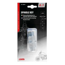 ΚΛΕΙΔΙ ΑΞΟΝΑ MOTO ΓΙΑ ΑΦΑΙΡΕΣΗ ΜΠΡΟΣΤΙΝΟΥ ΤΡΟΧΟΥ 4 ΜΕΓΕΘΗ (17/19/22/24mm) ΧΑΛΥΒΑΣ (CNC) 1TEM Auto Moto Tyres 