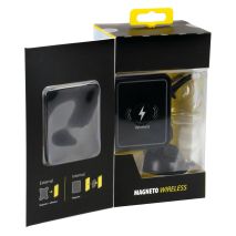 ΒΑΣΗ ΚΙΝΗΤΟΥ ΜΑΓΝΗΤΙΚΗ ΜΕ ΑΣΥΡΜΑΤΗ ΦΟΡΤΙΣΗ 10WMAX ΤΑΜΠΛΟ/ΤΖΑΜΙ/ΑΕΡΑΓΩΓΟ + ΘΥΡΑ TYPE C​ LAMPA  - 1 TEM. Auto Moto Tyres 